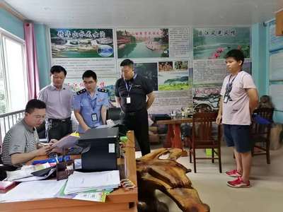 融水县市场监管局开展旅游市场联合执法检查